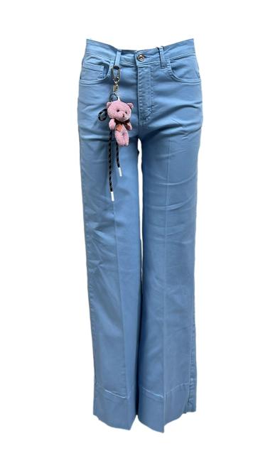 Jeans colorato ciondolo