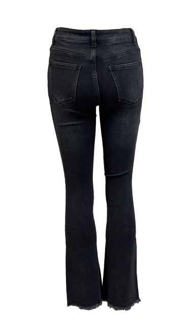 Jeans sfrangio strass curvy