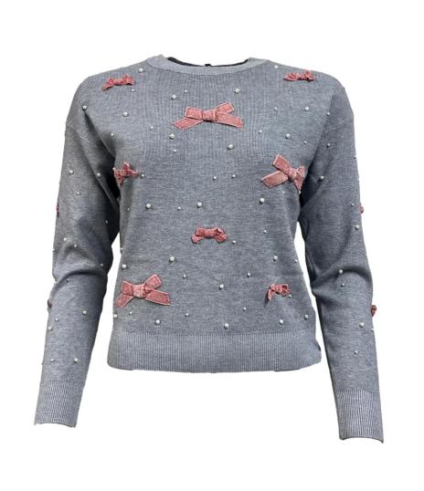 Maglione pois fiocchetti