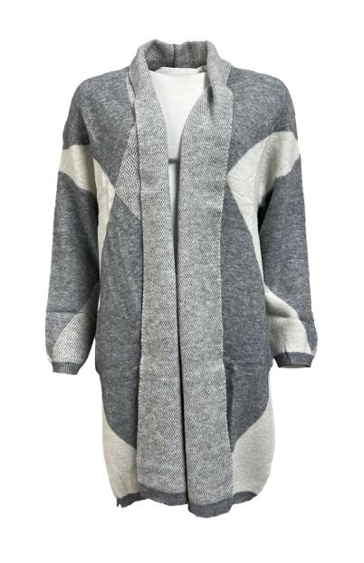 Cardigan lungo dis.