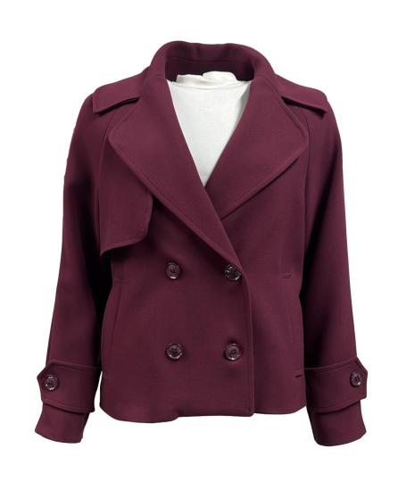 Cappotto corto raglan