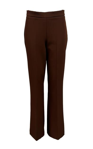Pantalone zampa zip fluido