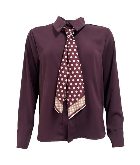 Camicia foulart pois
