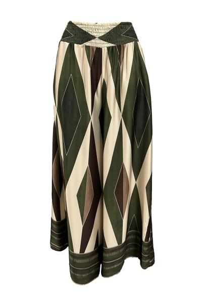 Pantalone ampio raso st.