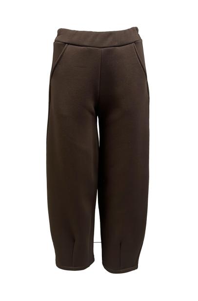 Pantalone felpa pieghe