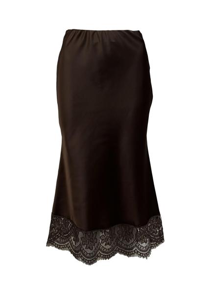 Gonna longuette pizzo