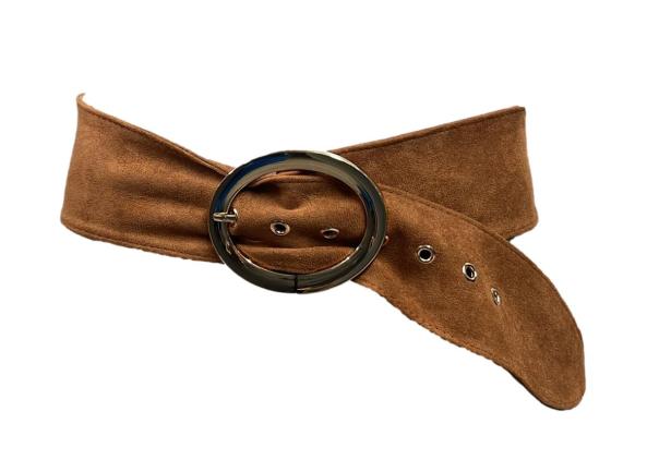 Cintura fascia camoscio