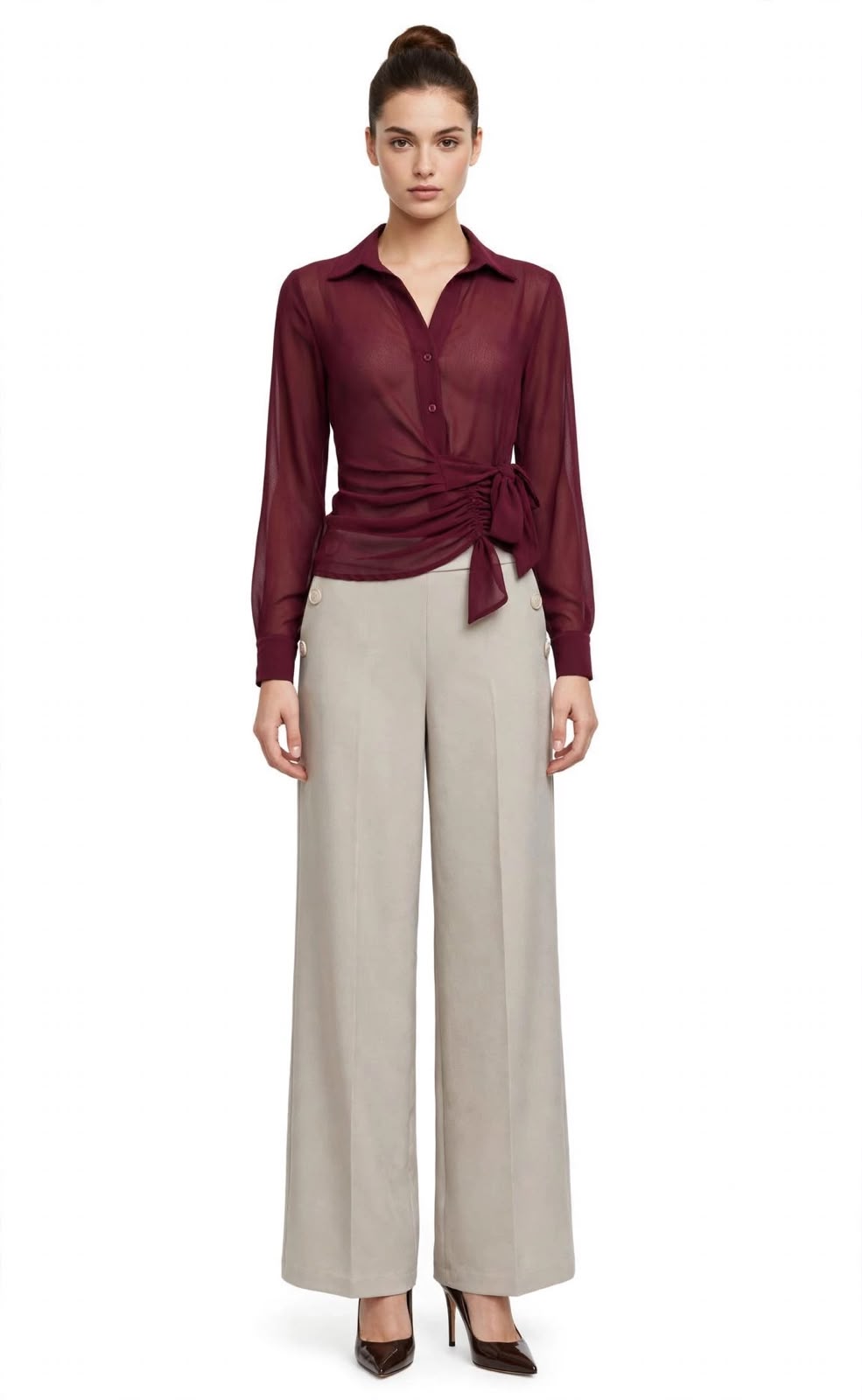 Camicia nodo fianco grg t.u.