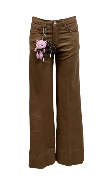 Jeans colorato ciondolo