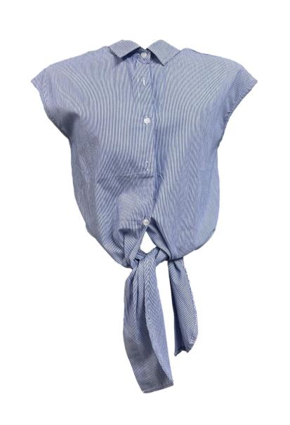 Camicia smanicata riga