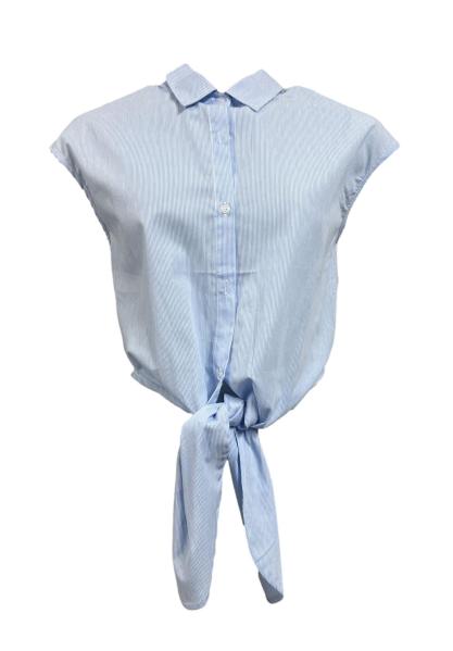 Camicia smanicata riga