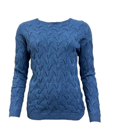 Maglione trecce 3D