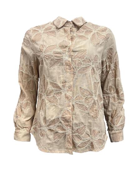 Camicia ricamo 3D