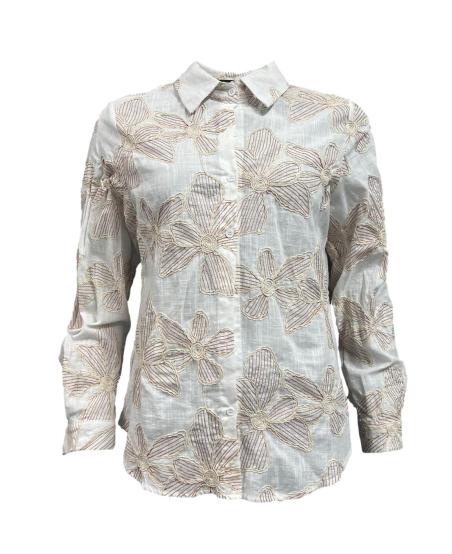 Camicia ricamo 3D