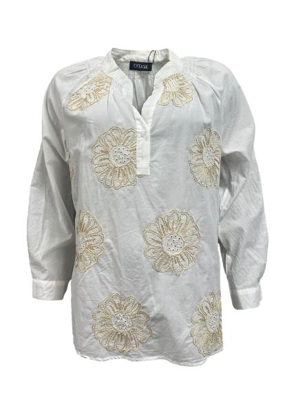 Camicia coreana ricamo