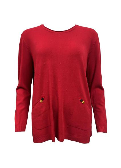 Maglia bottoni tasche