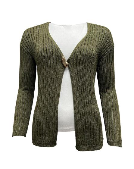 Cardigan filo corto