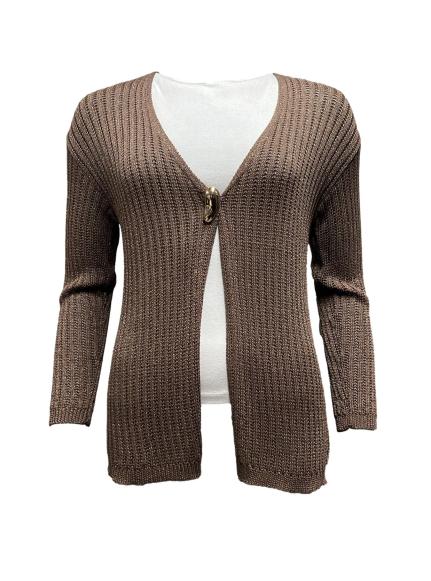 Cardigan filo corto