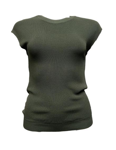 Maglia smanicata filo