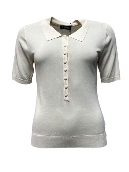 Maglia polo 8 bottoni