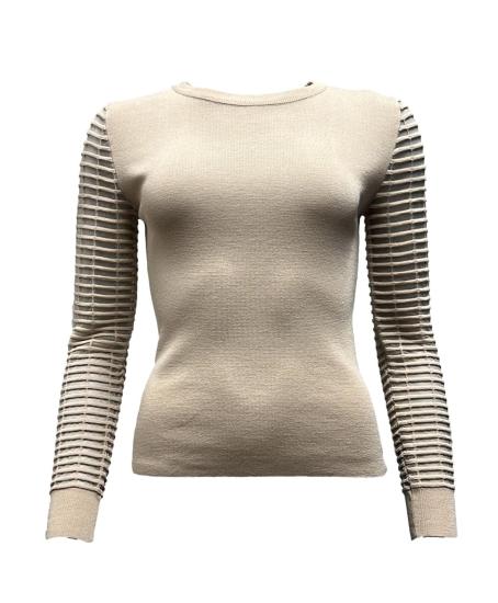 Maglia maniche trasparenza