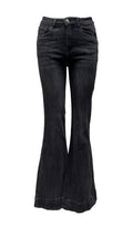 Jeans zampa lav. grigio