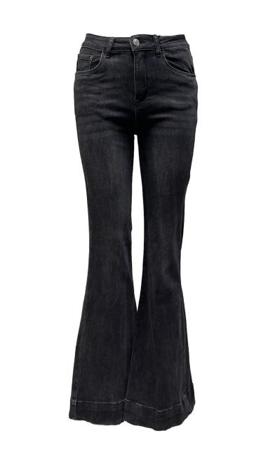 Jeans zampa lav. grigio