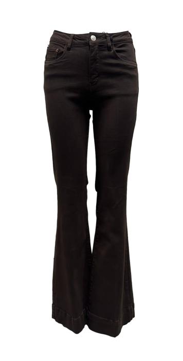 Jeans cotone zampa colorato