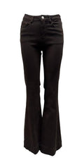 Jeans cotone zampa colorato