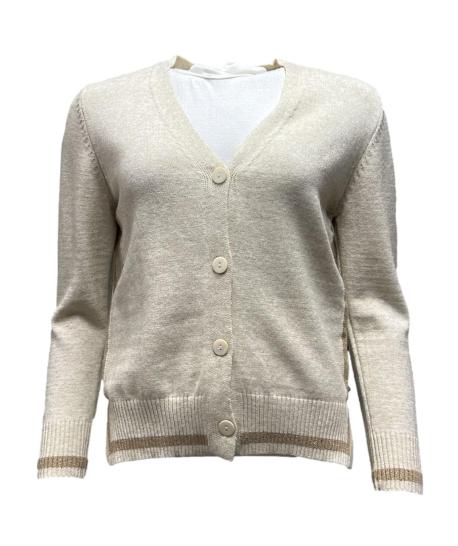 Cardigan fondo lurex
