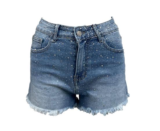 Pantaloncino strass