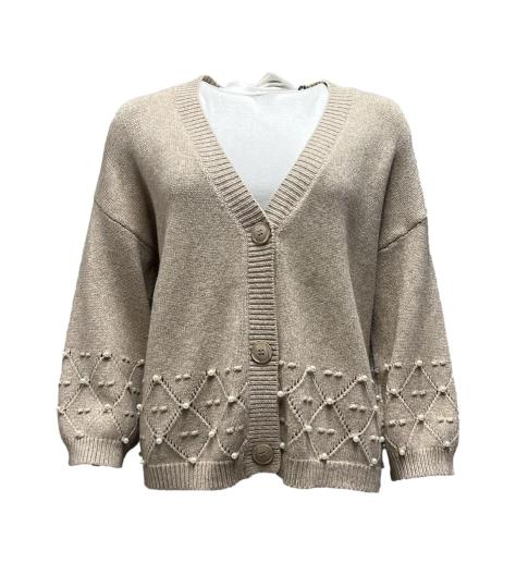Cardigan perle
