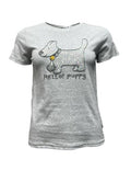 T-shirt cane paillettes