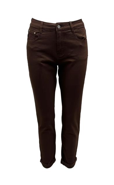 Pantalone mom-fit cotone