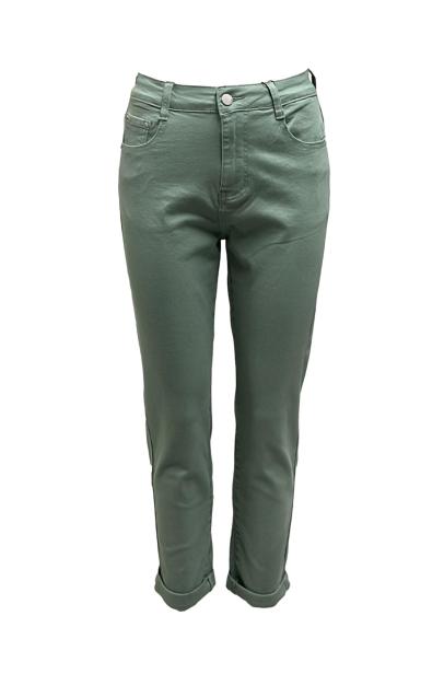 Pantalone mom-fit cotone