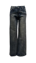 Jeans palazzo sabbiato