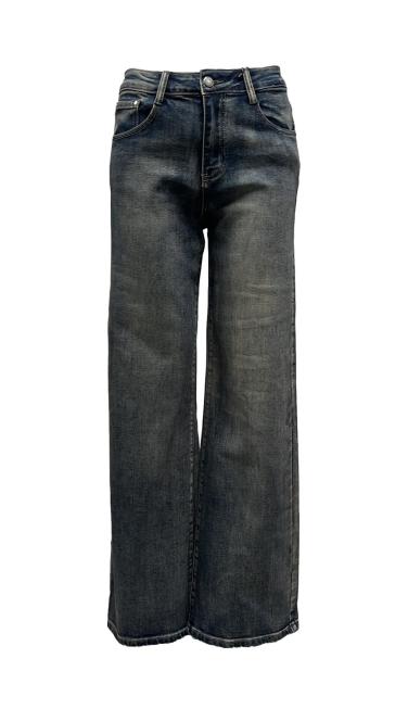 Jeans palazzo sabbiato