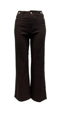 Jeans cotone bottoni oro
