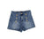 Pantaloncino jeans bottoni
