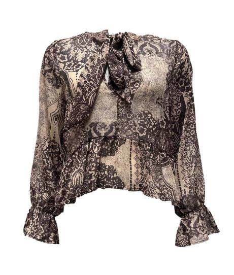 Blusa sciarpetta lurex st.