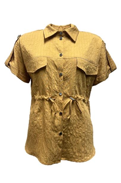 Camicia seriana gessato riga contrasto