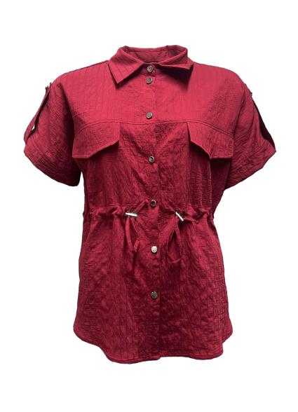 Camicia seriana gessato riga contrasto