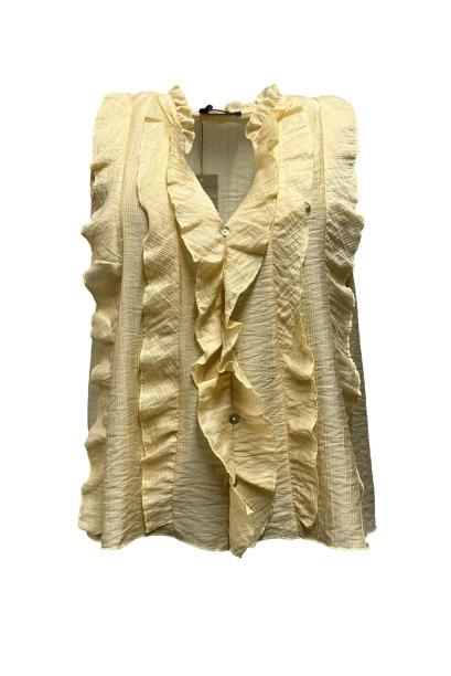 Top - camicia rouches