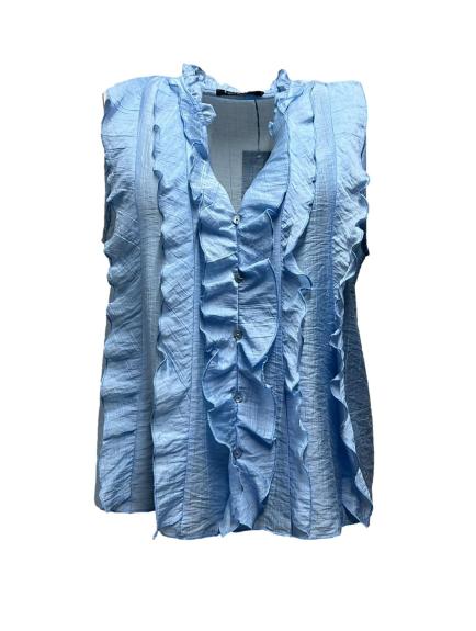 Top - camicia rouches