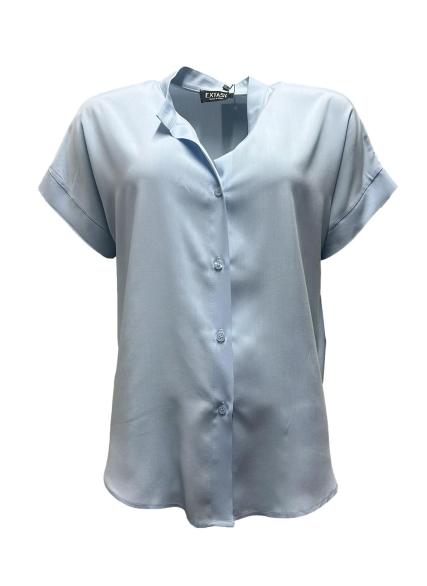 Camicia scollo coreano