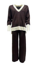 Completo maglione lungo dt pantapalazzo