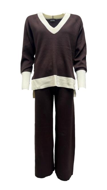 Completo maglione lungo dt pantapalazzo