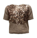 Maglia carre dv paillettes