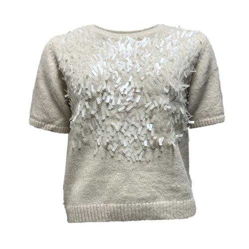 Maglia carre dv paillettes