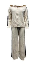 Completo maglia felpa zip pantalaccetto